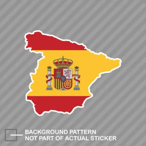 

Personalized Spain Shaped Spanish Flag Car Stickers Car Stickers Vinyl coutry espana Waterproof Vinyl