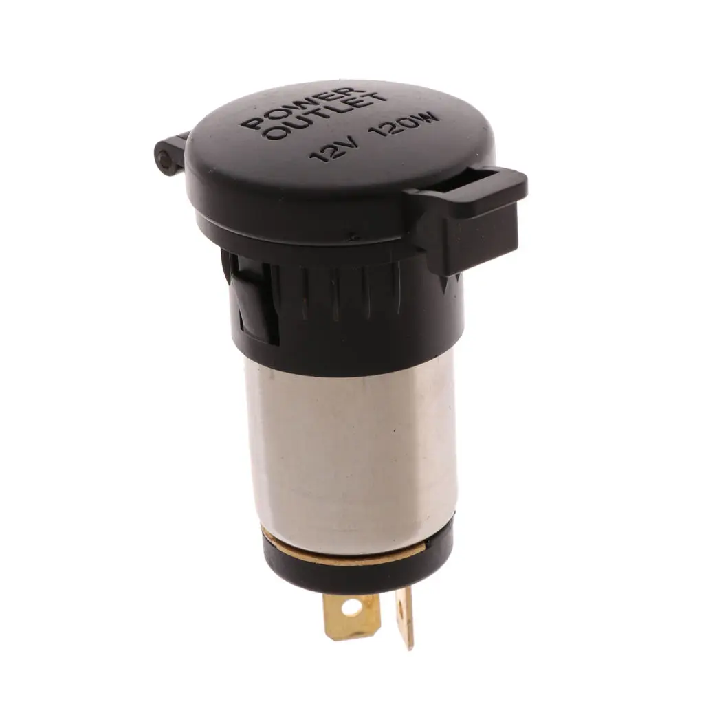 

12V 120W Power Motorcycle Boat Car Cigarette Lighter Socket Plug