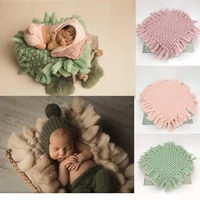 newborn photography props baby blanket knitted wool blanket backgroup photo accessoies