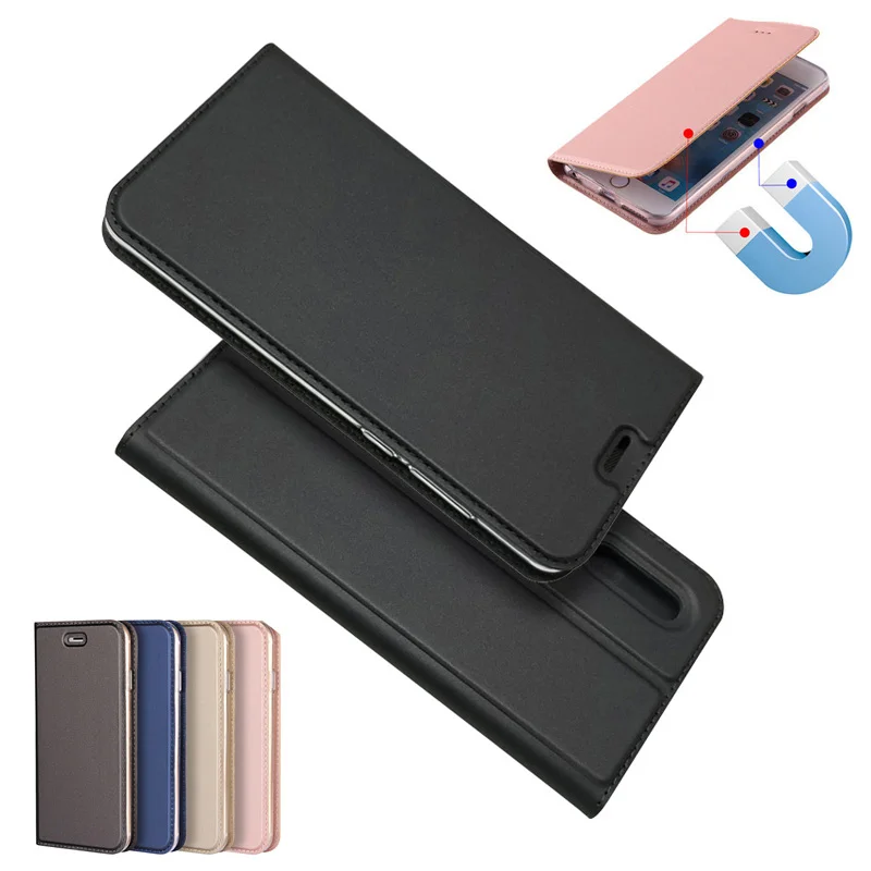 Магнитный кожаный флип чехол для Huawei Y7 Y9 2019 P30 Mate 20 30 X P Smart Z Nova 4 5 Honor V20 8A 8S 10 lite 9X