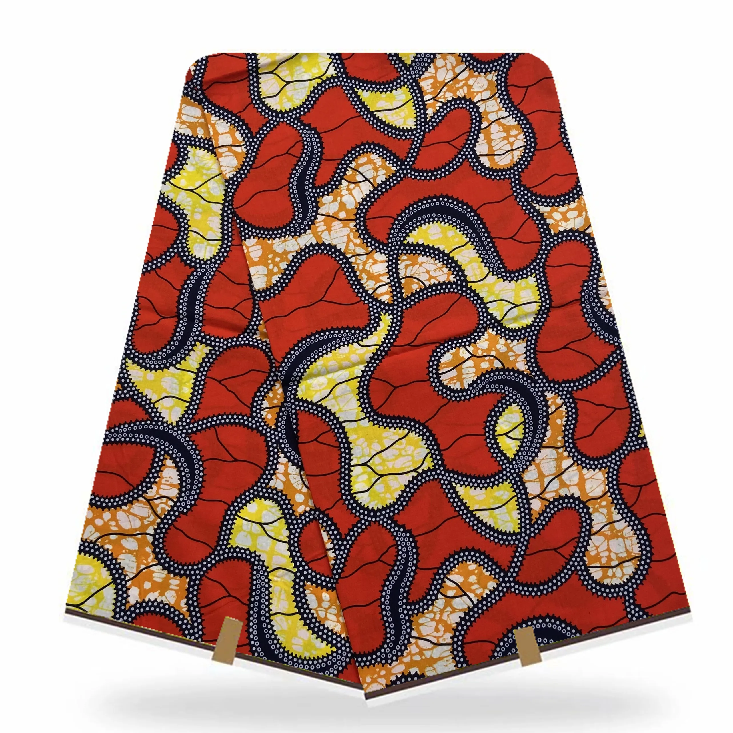 Новый дизайн 6 ярдов/партия в африканском стиле из парафинированной ткани Гана