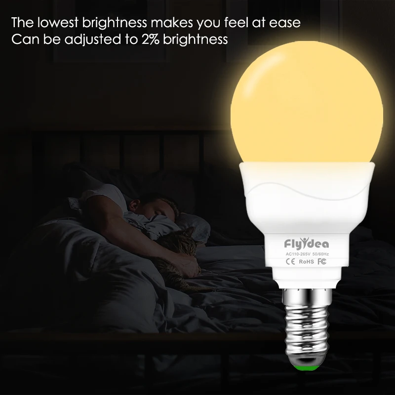 RGBW LED Light Bulb 21key Infrared controller Smart Bulb Lamp Multicolor Dimmable Color Changing LED Night Light AC 110V/220V