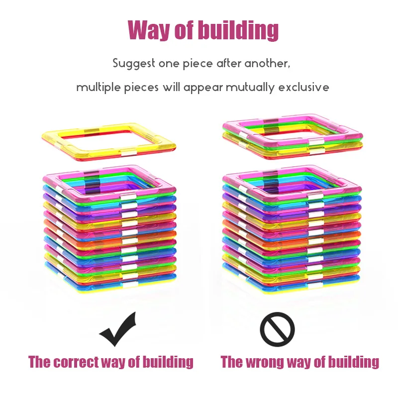 184 шт. детский Магнитный конструктор сделай сам | Игрушки и хобби