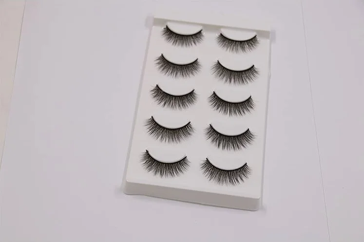 5D Мягкие Накладные ресницы из искусственной норки натуральные