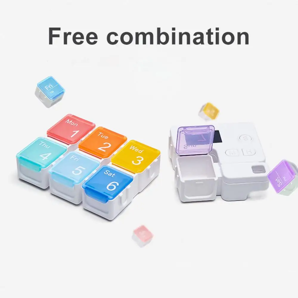 Коробка-органайзер для хранения таблеток на 7 ячеек 50% горячая распродажа |