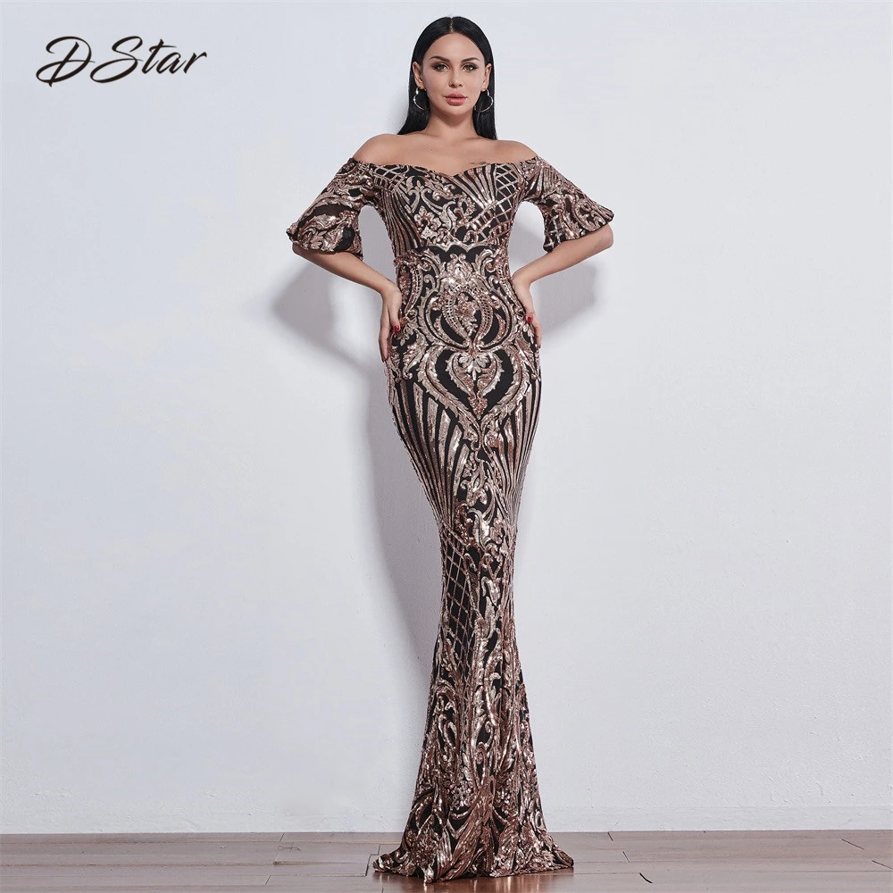 Новинка 2019 сексуальное длинное платье женское с блестками vestido longo коротким