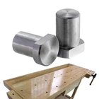 Стопоры для верстака, быстросъемные заглушки из нержавеющей стали для собак, фиксированные зажимы для стола, деревообрабатывающий инструмент, 1 шт.