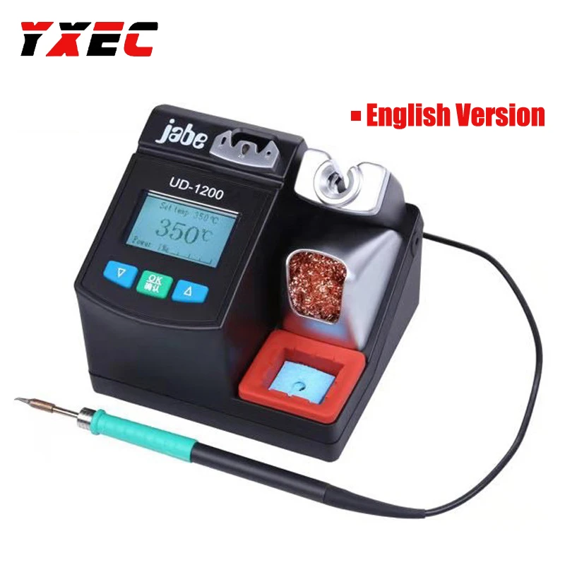 Прецизионная умная Бессвинцовая паяльная станция Jabe UD-1200 2,5 S Быстрый нагрев с двухканальным питанием нагревательная Система инструменты