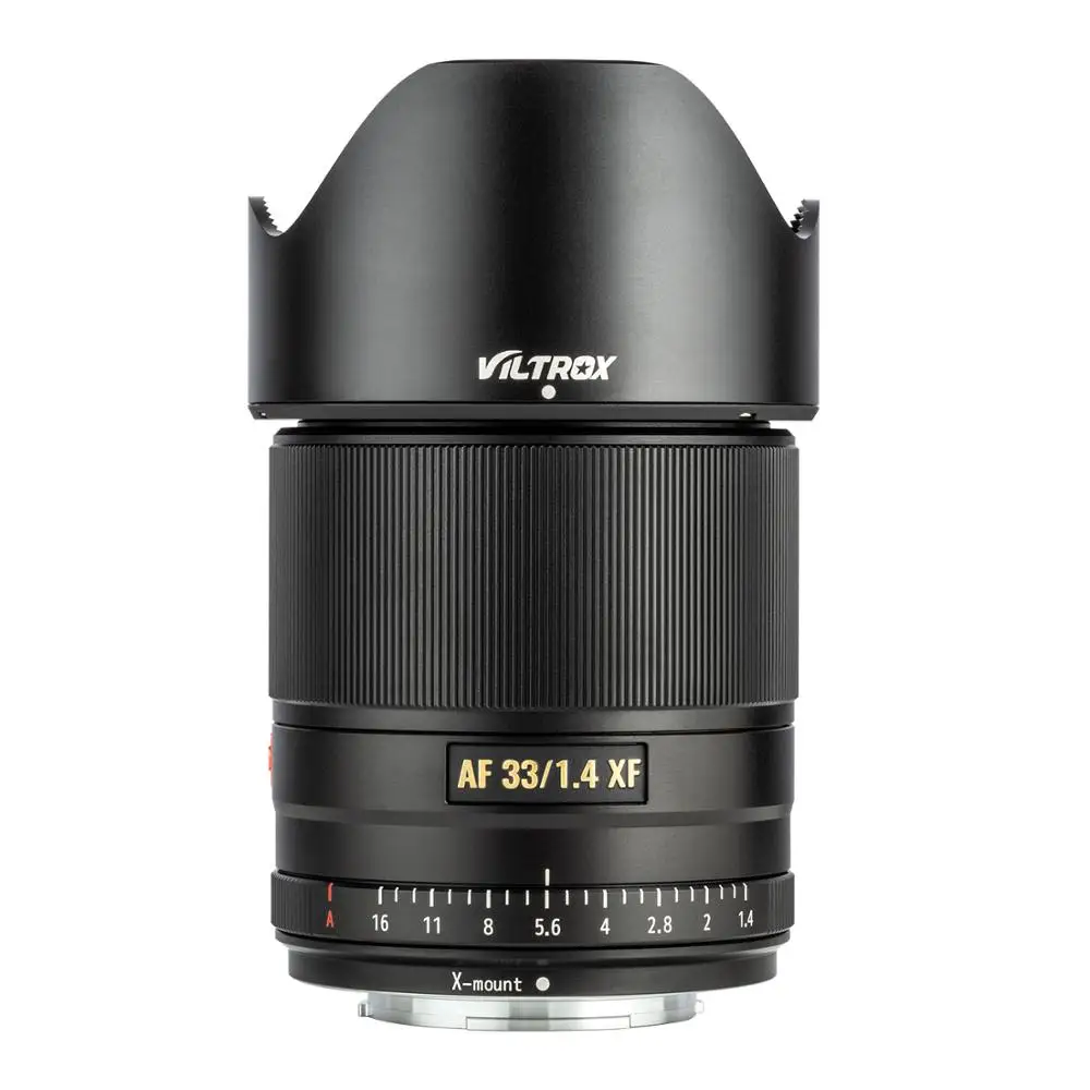 Объектив VILTROX 33 мм F1.4 XF AF 33/1.4 STM с автофокусом фиксированным фокусом для Fujifilm FUJI X