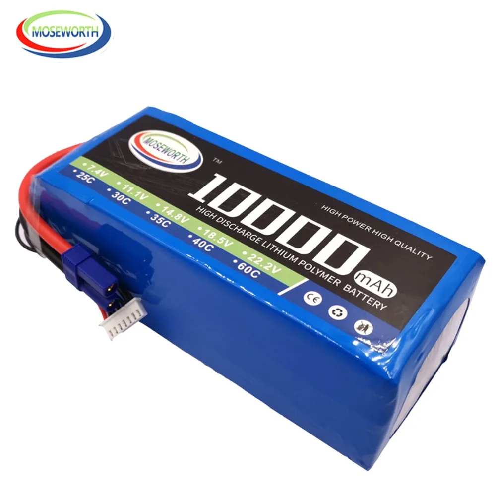 

5S RC LiPo аккумулятор 18,5 V 10000 12000 16000 mah 25C 35C RC Дрон Самолет RC батареи
