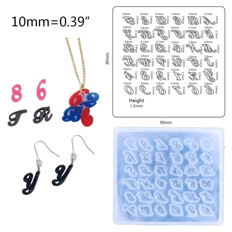 

Transparent Silicone Mold Pendant DIY Epoxy Mould for Jewelry Crafts Making Dried Flower Resin Decorative DIY Hand Crafts