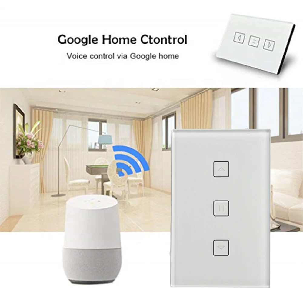 Wi-Fi умная штора переключатель стены затвора дистанционное управление для гаража электрические двери завальцовки затвора работа для Alexa Google Home IFTTT