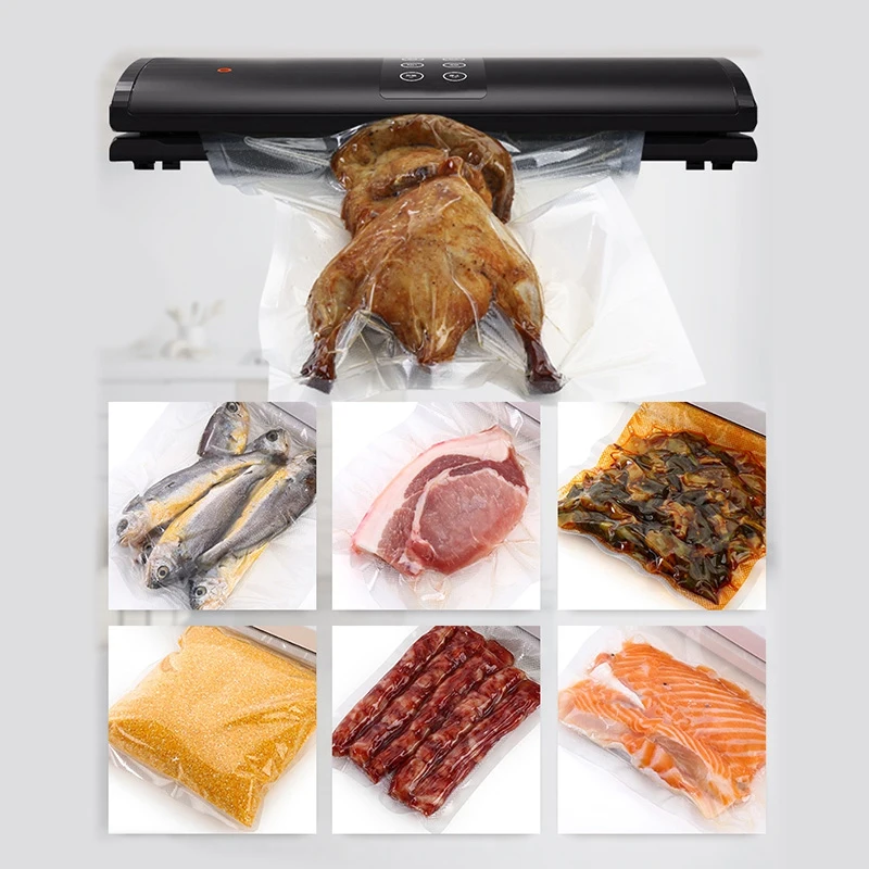

Automatic Vacuum Air Sealer Food Packing Machine with 10 Free Bags Best Portable Vacuum Packer for Kitchen