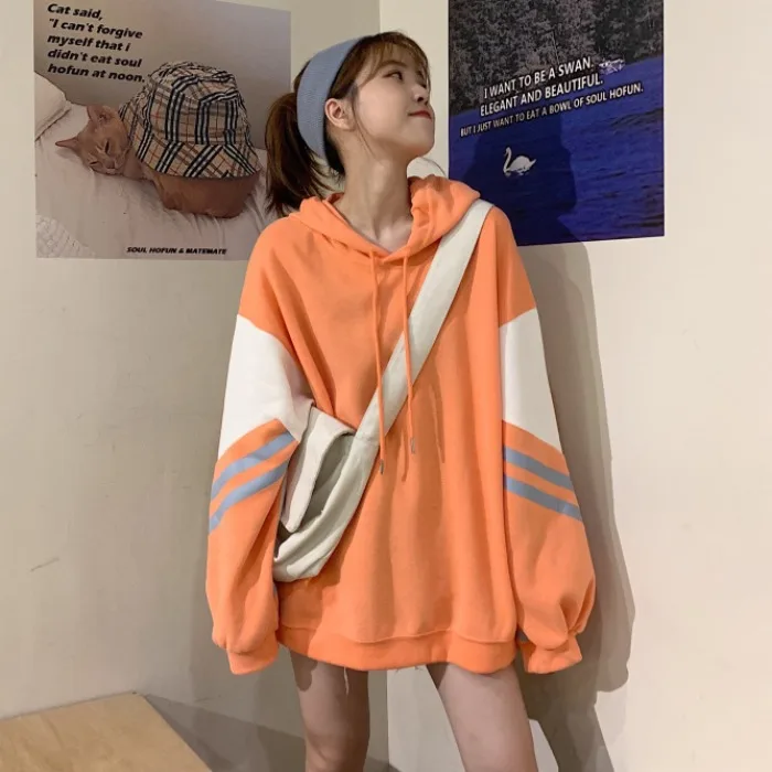 Осень 2020 новый корейский вариант дикого свободного bf студенческий свитер с