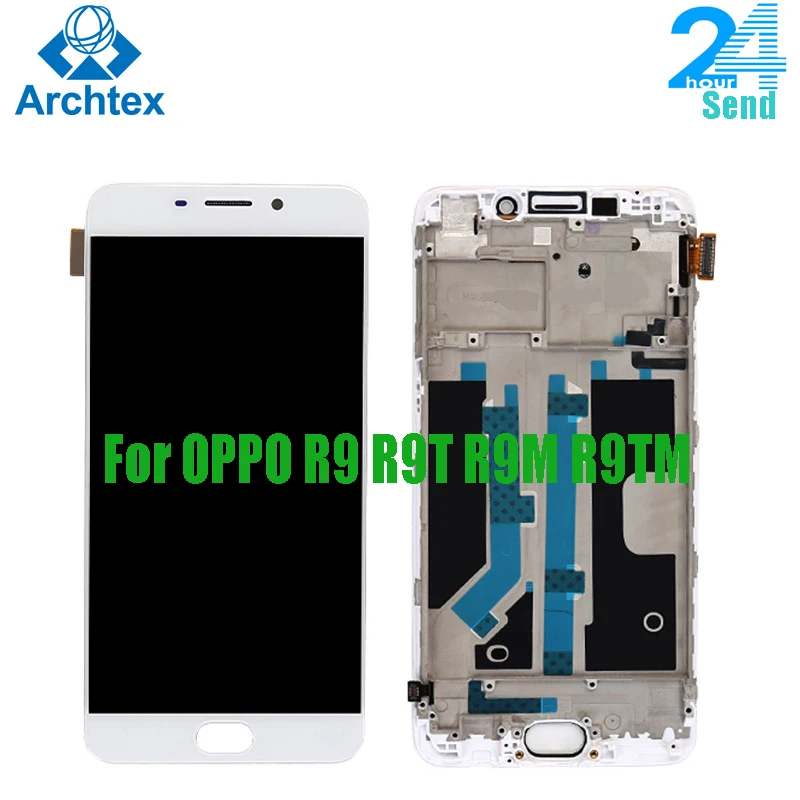 Pantalla LCD para OPPO R9, R9T, R9M, R9TM, montaje de digitalizador con pantalla t&aacute;ctil, Marco y herramientas de 5,5 ", 1920x1080P, disponible-0