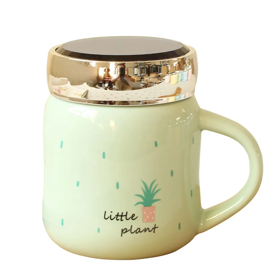 Индивидуальная чашка для напитков керамическая с крышкой рождественские кружки