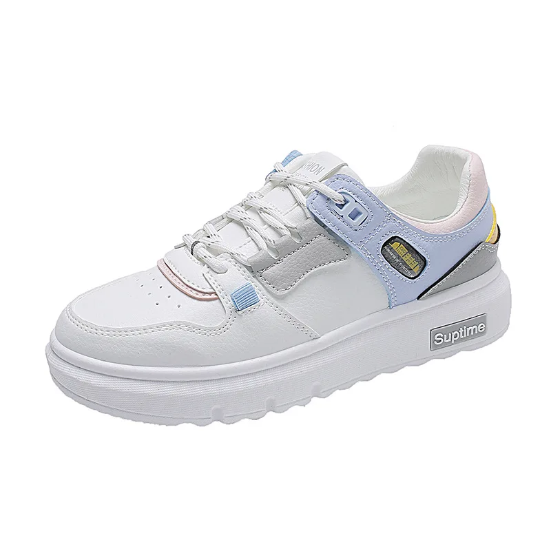 

2021 Little White Shoes Women Spring New Female Shoes Student Sports Shoes Female Casual Shoes Platform Boots Shoes for Women