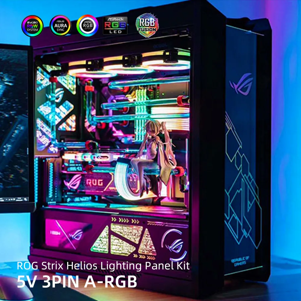 Комплект модов ARGB для ПК чехол ROG Strix Helios комплект осветительной панели кронштейн