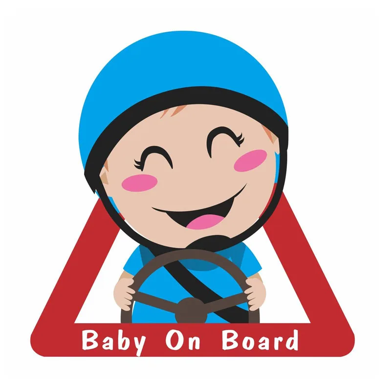 Автомобильная наклейка предупреждающий знак Lnterest Baby on Board украшение для мальчика