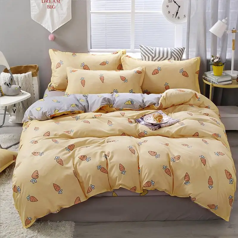 

Geometric 4pcs Girl Boy Kid Bed Cover Set Duvet Cover Adult Child Bed Sheets And Pillowcases Comforter Bedding Set 2TJ-61009
