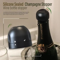 silicone sealed champagne stopper 2020 red wine bottle preserver air pump vacuum saver retain freshness stopper plug tools