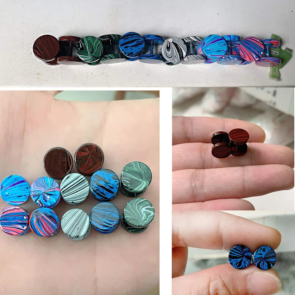 1 пара поддельные пробки 16 г серьги гвоздики из нержавеющей стали для мужчин и