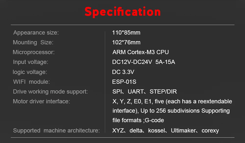 BIGTREETECH BTT SKR V1.4 плата управления 32 бит SKR V1.4 турбо обновление SKR V1.3 Поддержка wifi TMC2209 TMC2208 UART части 3d принтера