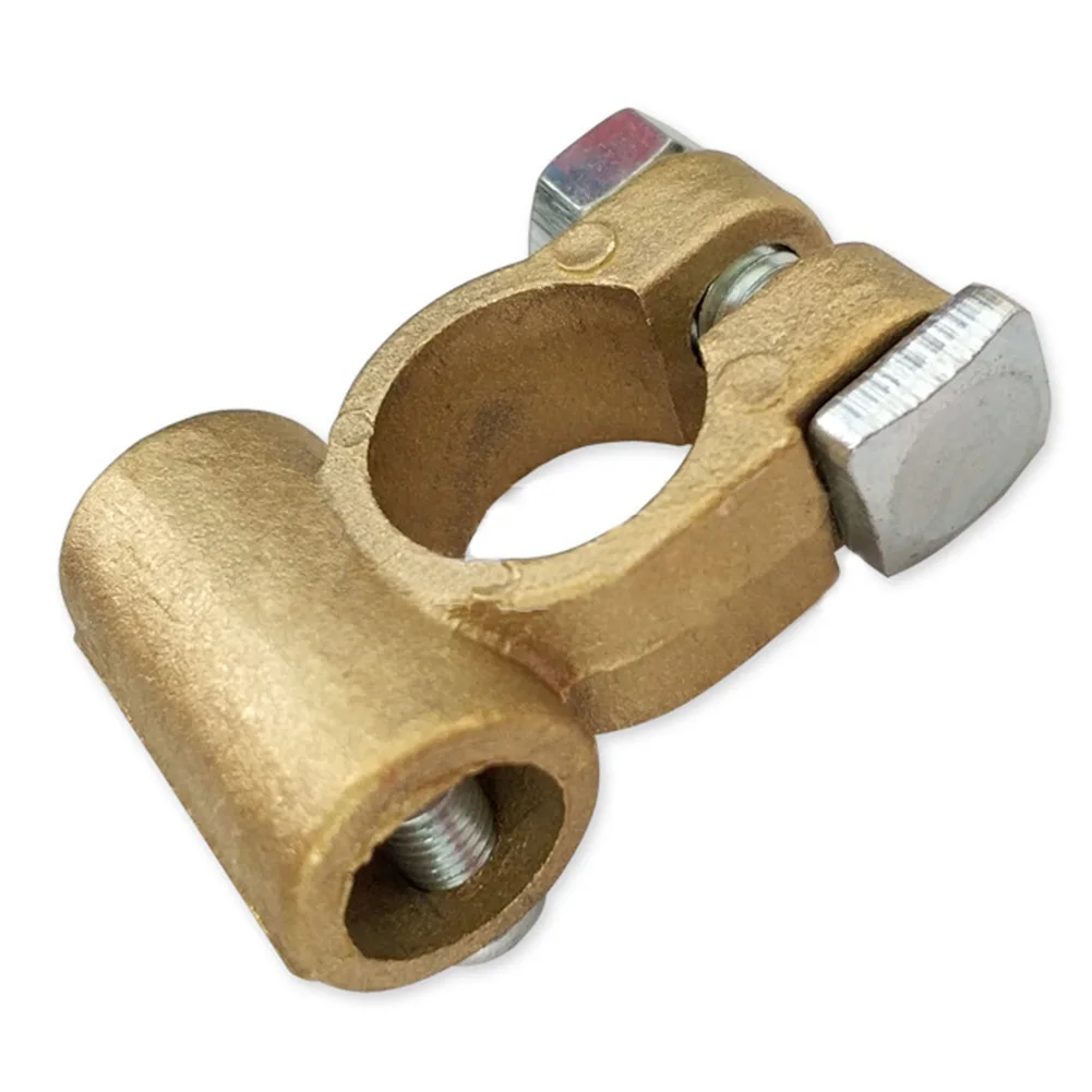 2 шт отрицательные положительные Авто Латунные кабельные клеммы автомобильного