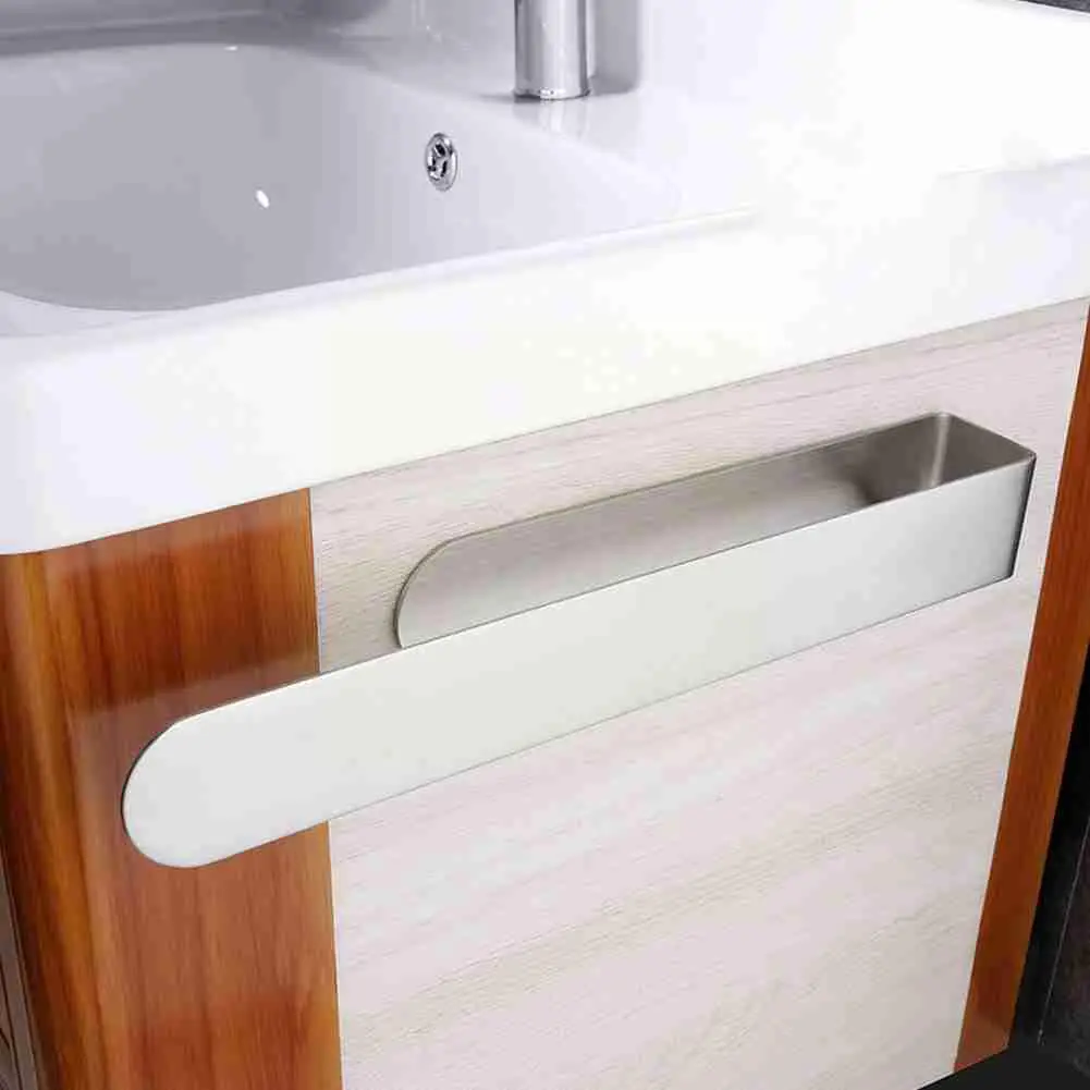 1 шт. вешалка для полотенец ванной комнаты стальная неперфорированная Простая