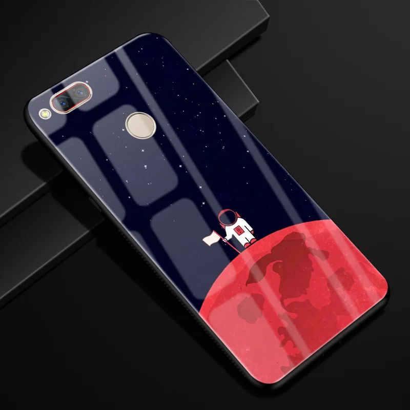 20 For ZTE Z17 mini Case 5.2'' Glass Hard Back Cases For ZTE NUBIA Z17 mini Case Tempered Glass Cover Z17mini Z 17 NX569H NX569j - Цвет: 20