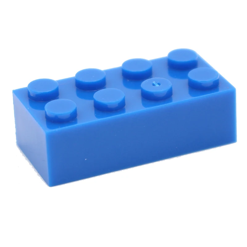 Moc креативный Кирпич 2x4 3001 основы, Обучающие Классические строительные блоки, объемные наборы, совместимые сборные частицы, игрушки для детей - Цвет: blue