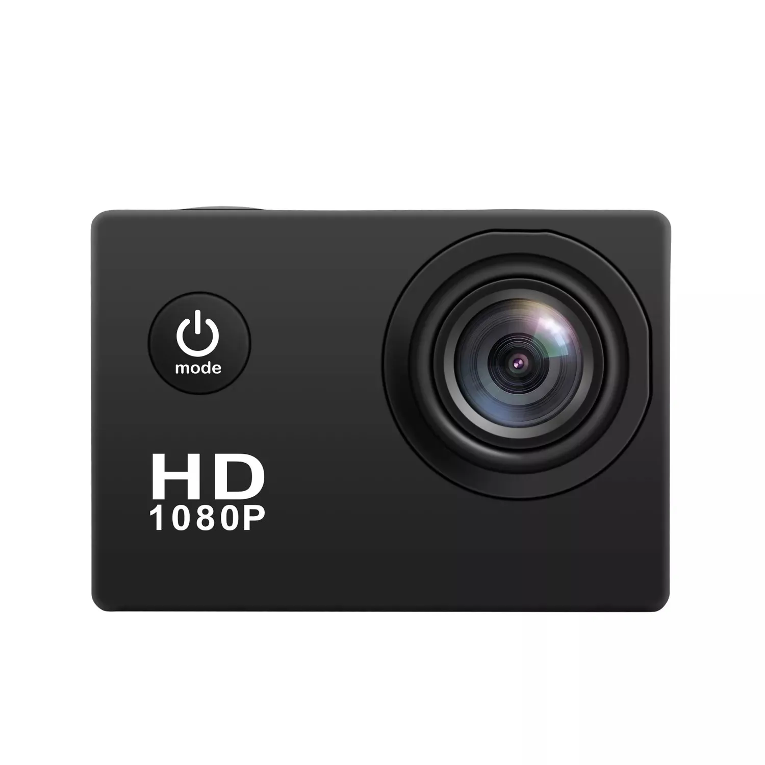 Mini Sports Camera 1080p 12mp Black Full Hd 30m/98ft Underwater Waterproof Action Portable Live Streaming | Электроника