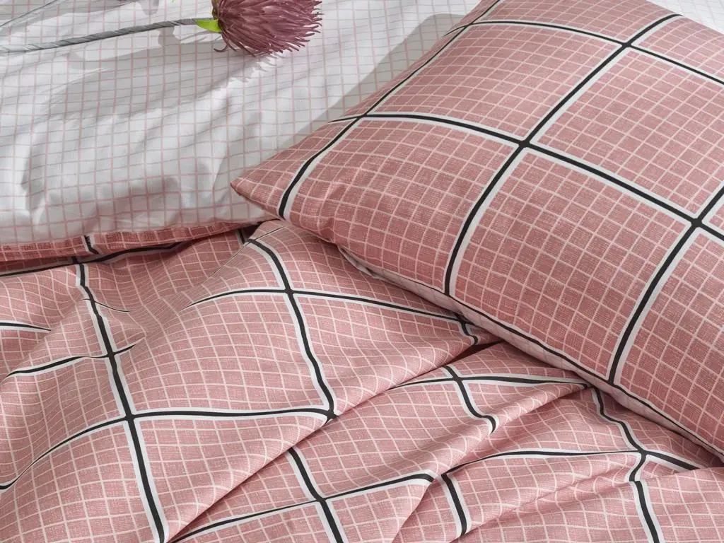 

Cottonbox Minimal Double Personality Duvet cover set Ronni Pink