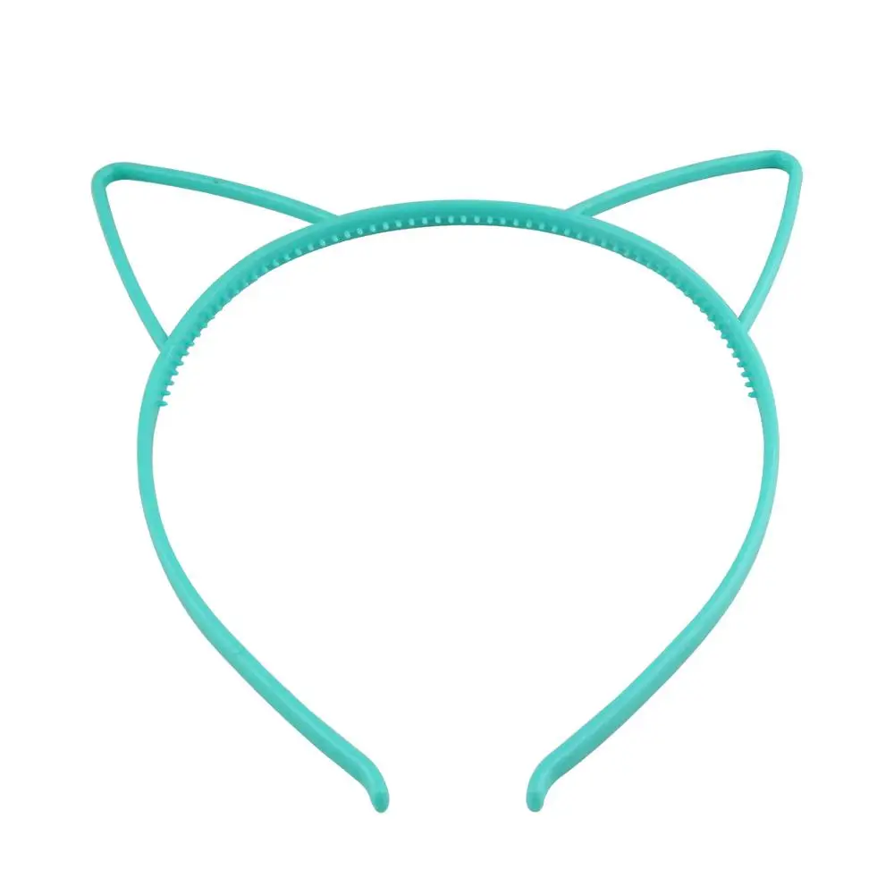 blue cat Модные женские и Детские ободки для волос с коронными ушками для девушек, ободок для дня рождения, Детские вечерние аксессуары для волос с кошачьими ушками - Цвет: blue cat