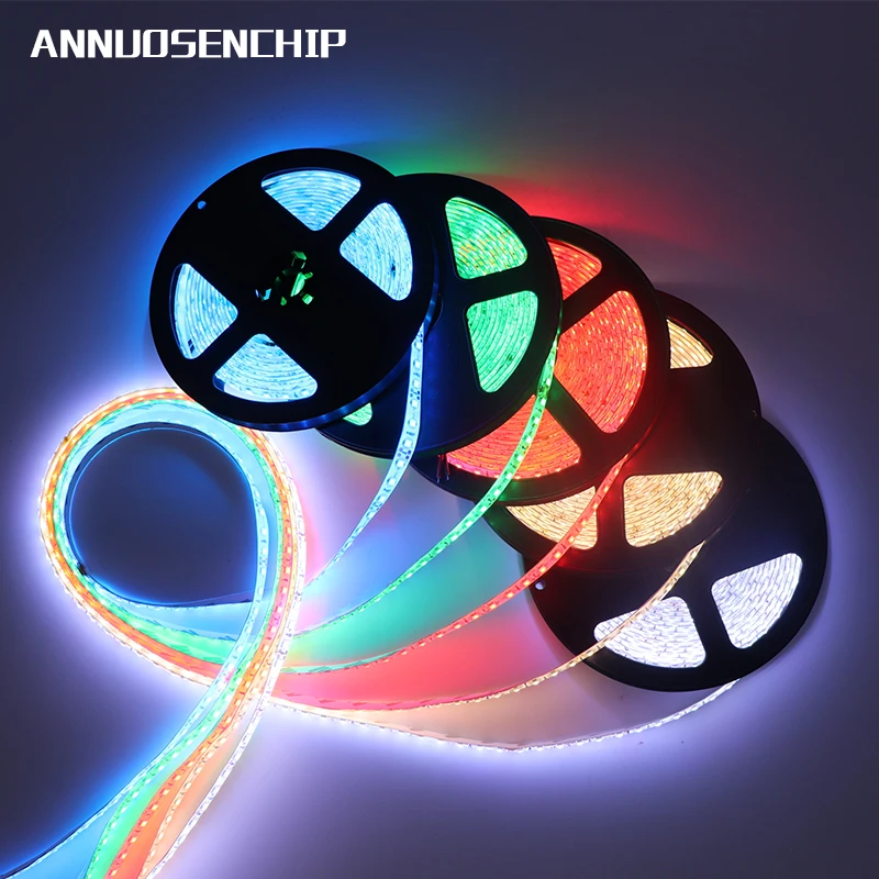 Светодиодная лента 120 гибкая лампа белого и теплого света зеленого желтого