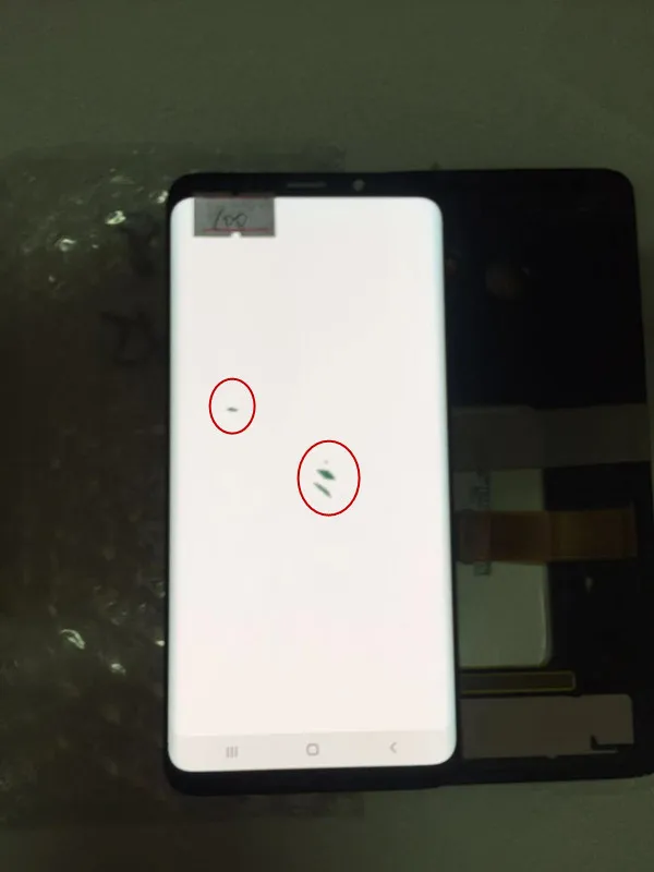NO.100 AMOLED Замена для SAMSUNG Galaxy S9 PLUS ЖК сенсорный экран дигитайзер без рамки G965 дисплей - Цвет: NO.100