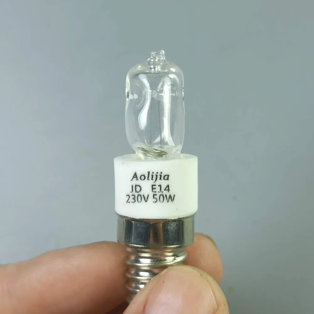 

Oven Light Bulb High Temperature Resistant Durable Safe Halogen Lamp Dryer Microwave Bulb 110V/40W 220V/50W Temp 500 Degrees