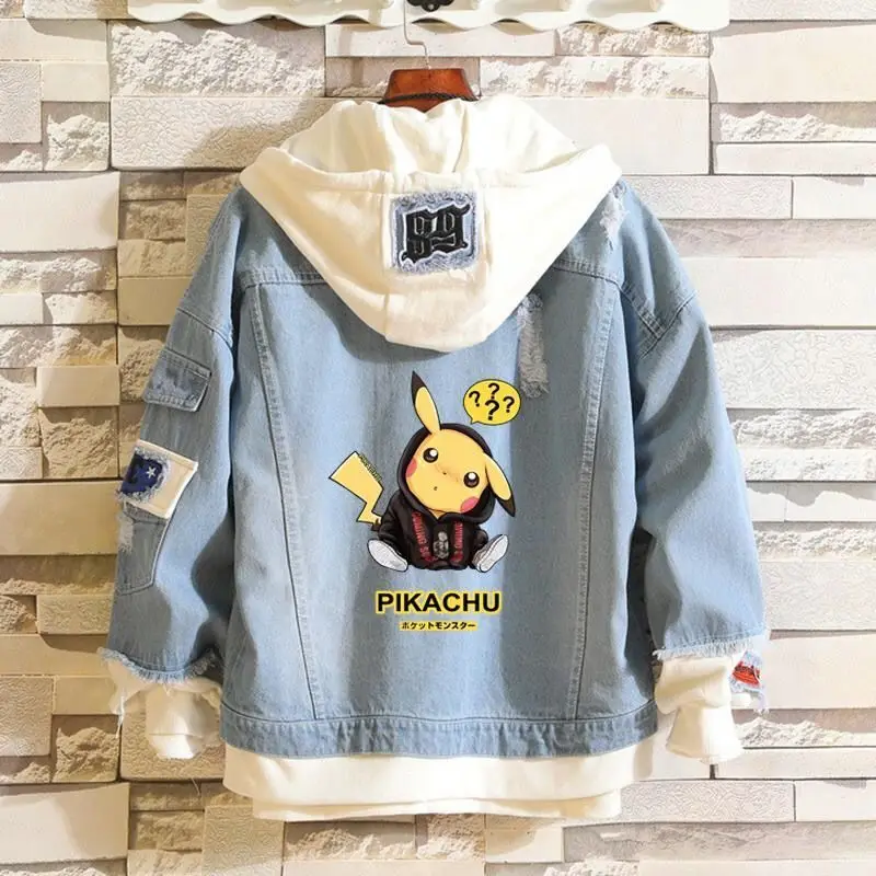 

Plus size 3XL Women's Denim jacket Autumn Hooded Bomber Outerwear Female Basic Coat Korea fashion Ripped Hole Casaco Feminino