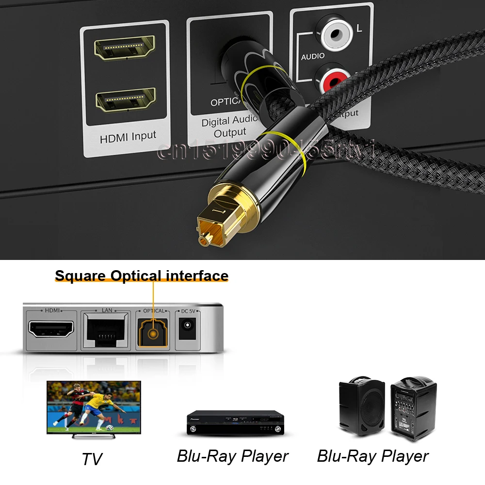 Цифровой оптический аудиокабель Toslink SPDIF Hi-Fi 5 1 кабель длиной от м до 10 для