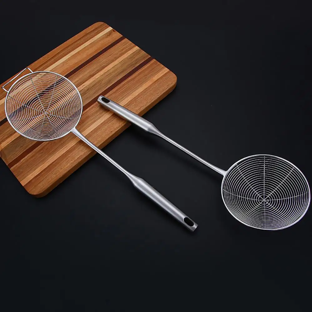 Ситечко для скиммера ложка жареного фильтра из нержавеющей стали фильтр ковш