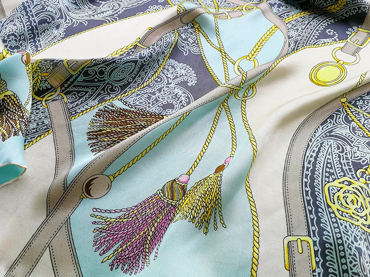 100% чистый шелк атласный квадратный большой шарф шаль платок 34 5x34 5 дюйма WJ043 |