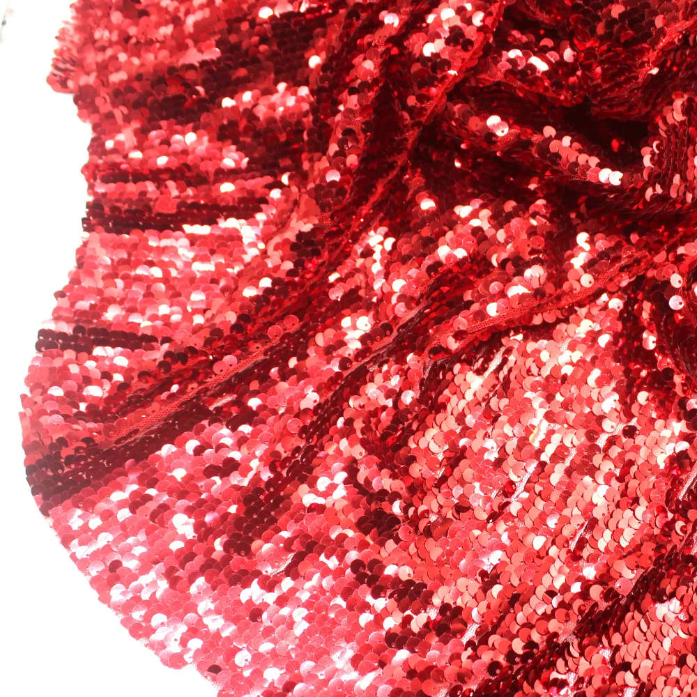 Красная ткань с блестками для танцевальных платьев кружевная темно красная