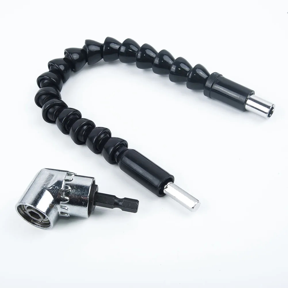 

Right Angle Drill Extension Bit Adapter Electric Power 1/4 Flexible Shaft