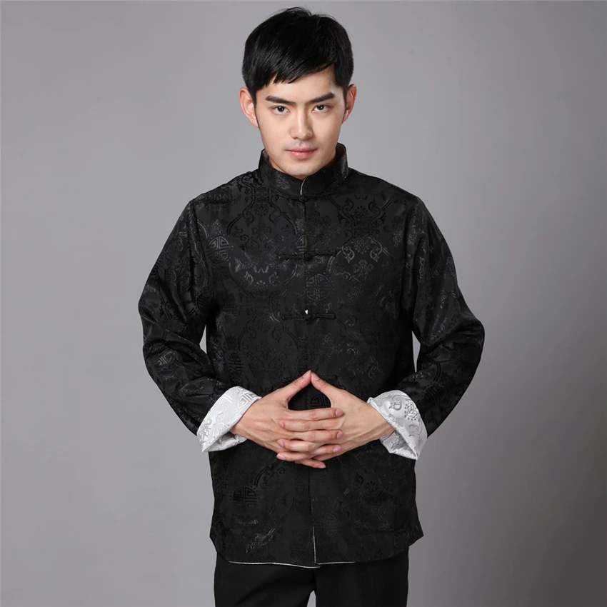 

Женская Китайская одежда, рубашка, куртка, двойной воротник, топ-Ципао в стиле ретро, Новогодняя одежда, кунг-фу
