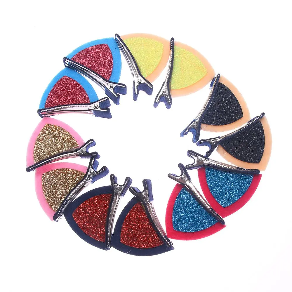 1 пара зажимов милые кошачьи ушки заколки для волос Детские украшения аксессуары