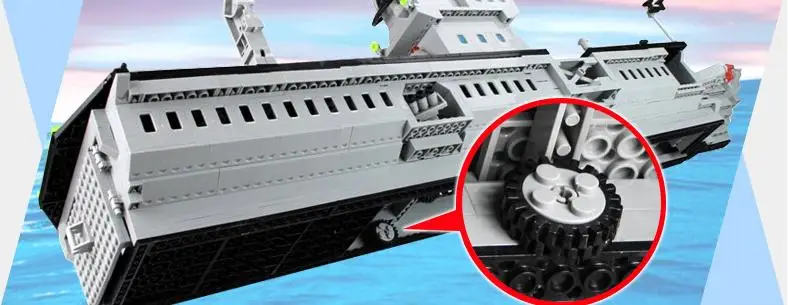 

Enlighten 1000Pcs Military Navy Carrier Building Blocks Sets Model DIY Bricks Educational Toys for Children birthday Gifts