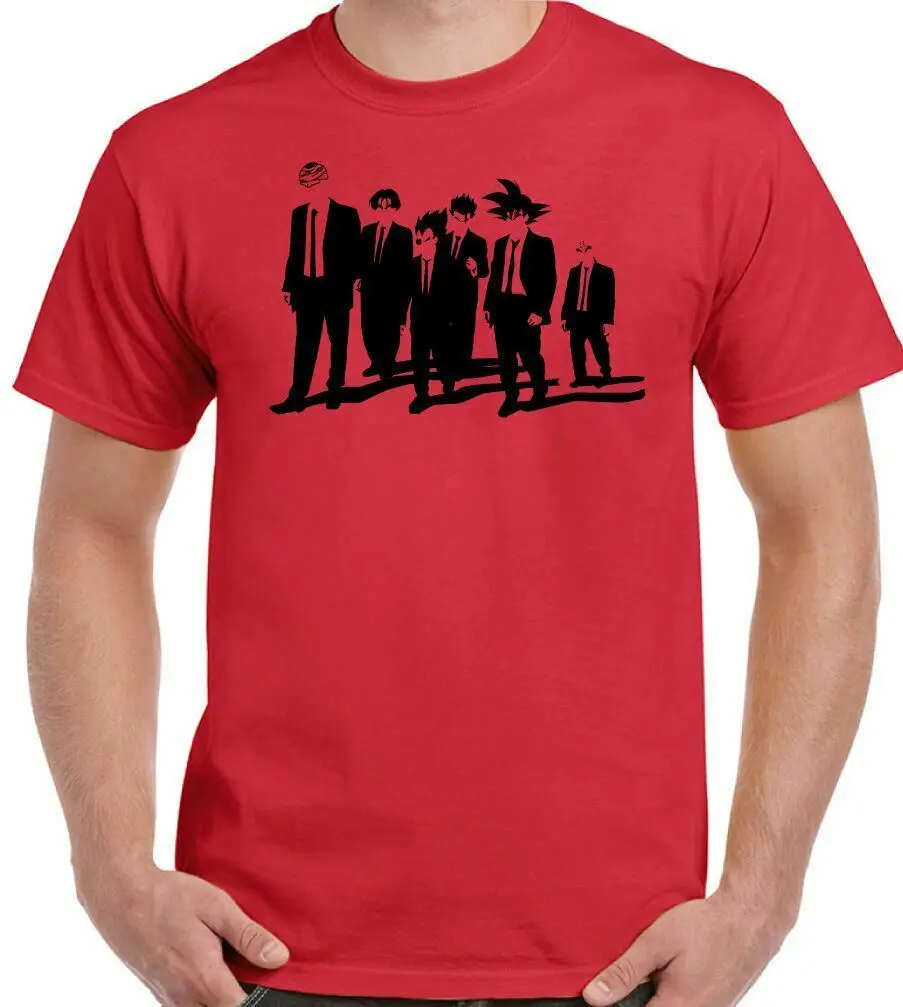 

Japanese anime silhouette chest printing summer cotton men's T shirt