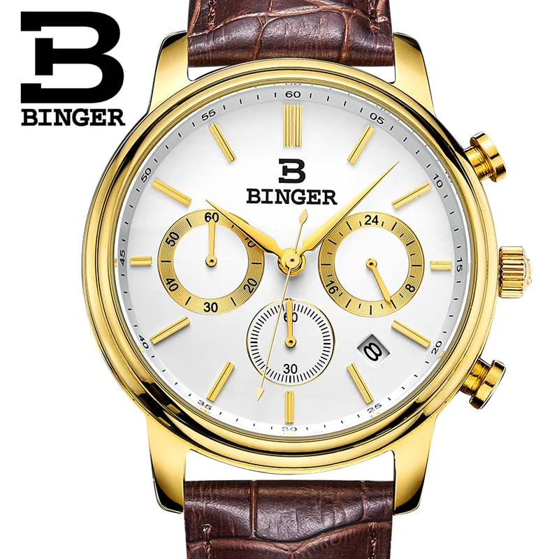 Лидирующий бренд Роскошные Кварцевые часы с хронографом мужские спортивные