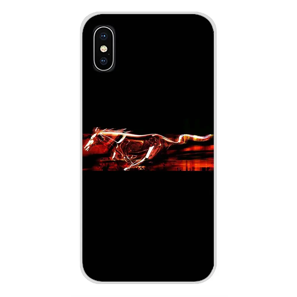 Аксессуары чехлы для телефонов автомобильные с логотипом Ford Mustang Apple iPhone X XR XS 11Pro
