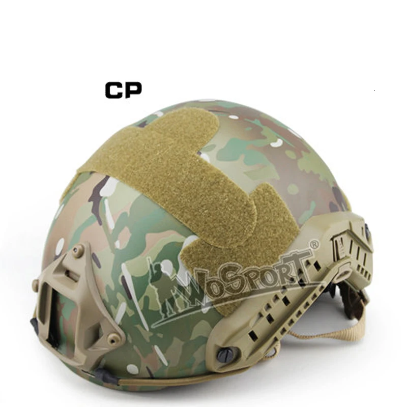 MH CP Страйкбол MH/PJ камуфляж ABS спорт OutdoorTactical Быстрый Шлем с NVG крепление направляющей встроенный циферблат внутренний комплект размер L - Color: MH CP